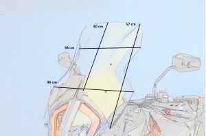Szyba motocyklowa KTM Adventure 1290