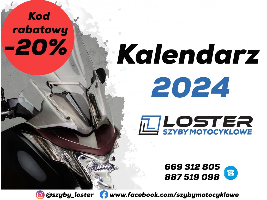 KALENDARZ LOSTER 2024