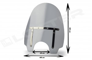 Szyba motocyklowa uniwersalna Chopper MINI-M