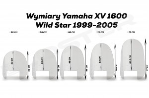 Szyba motocyklowa YAMAHA XV 1600 Wild Star