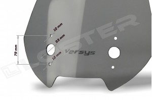 Szyba motocyklowa KAWASAKI Versys 1000